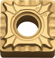 Kyocera - SNMG432 XP Grade CA525 Carbide Turning Insert - TiCN/Al2O3/TiN Finish, 90° Square, 1/2" Inscr Circle, 3/16" Thick, 1/32" Corner Radius - Caliber Tooling