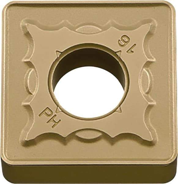 Kyocera - SNMG643 PH Grade CA525 Carbide Turning Insert - TiCN/Al2O3/TiN Finish, 90° Square, 3/4" Inscr Circle, 1/4" Thick, 3/64" Corner Radius - Caliber Tooling