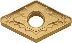 Kyocera - DNMM443 PX Grade CA515 Carbide Turning Insert - TiCN/Al2O3/TiN Finish, 55° Diamond, 1/2" Inscr Circle, 1/4" Thick, 3/64" Corner Radius - Caliber Tooling