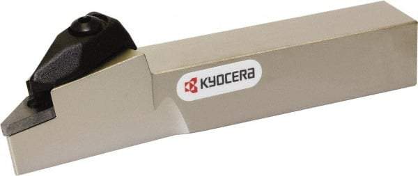 Kyocera - DVLN, Left Hand Cut, 95° Lead Angle, 20mm Shank Height x 20mm Shank Width, Negative Rake Indexable Turning Toolholder - 125mm OAL, VN.. 33 Insert Compatibility, Series DVLN - Caliber Tooling