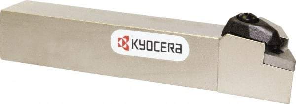 Kyocera - DDJN, Left Hand Cut, 93° Lead Angle, 3/4" Shank Height x 3/4" Shank Width, Negative Rake Indexable Turning Toolholder - 4-1/2" OAL, DN.. 43.. Insert Compatibility, Series DDJN - Caliber Tooling