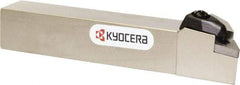 Kyocera - DDJN, Right Hand Cut, 93° Lead Angle, 25mm Shank Height x 25mm Shank Width, Negative Rake Indexable Turning Toolholder - 150mm OAL, DN.. 43.., DN.. 44.. Insert Compatibility, Series DDJN - Caliber Tooling