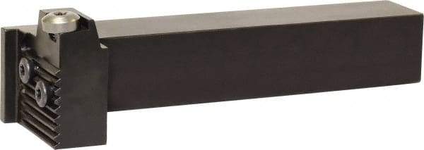 Kyocera - KGDS, External, Right Hand, 10.0076mm Max Depth of Cut, 2.9972mm Max Groove Width, Indexable Grooving Tool Holder - Multiple Insert Compatibility, 1" Shank Height, 1" Shank Width, 5.79" OAL - Caliber Tooling