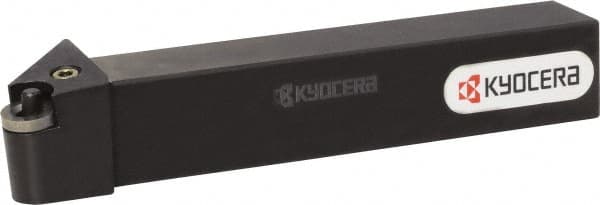 Kyocera - PRGN, Left Hand Cut, 90° Lead Angle, 20mm Shank Height x 20mm Shank Width, Negative Rake Indexable Turning Toolholder - 125mm OAL, RN.. 32.. Insert Compatibility, Series PRGN - Caliber Tooling