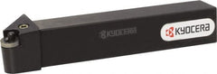 Kyocera - PRGN, Right Hand Cut, 90° Lead Angle, 20mm Shank Height x 20mm Shank Width, Negative Rake Indexable Turning Toolholder - 125mm OAL, RN.. 32.. Insert Compatibility, Series PRGN - Caliber Tooling