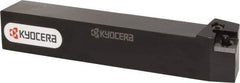 Kyocera - PSBN, Right Hand Cut, 75° Lead Angle, 25mm Shank Height x 25mm Shank Width, Negative Rake Indexable Turning Toolholder - 150mm OAL, SN.. 43.. Insert Compatibility, Series PSBN - Caliber Tooling