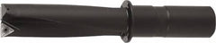 Kyocera - 1.45" Max Drill Depth, 1/2" Diam, Indexable Insert Drill - 2 Inserts, 1/2" Shank Diam, Whistle Notch Shank - Caliber Tooling