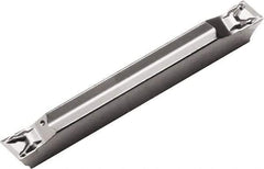 Kyocera - 2520GDM PQ Grade PR1535, 2.5mm Cutting Width Carbide Grooving Insert - Right Hand, 0.1mm Corner Radius, Megacoat Nano Finish - Caliber Tooling