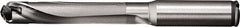 Kyocera - 200mm Max Drill Depth, 8xD, 24.99mm Diam, Indexable Insert Drill - 1 Insert, 25mm Shank Diam, Straight Shank - Caliber Tooling