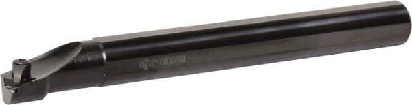 Kyocera - 5/8" Min Bore Diam, 7" OAL, 5/8" Shank Diam, S...CTUP Indexable Boring Bar - 1-1/4" Max Bore Depth, TPG 22.., TPGR 22.., TPM 22.., TPMR 22.. Insert, Clamp Holding Method - Caliber Tooling