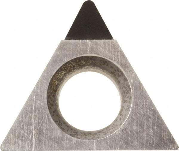 Kyocera - TPMH1.81.50.2 Grade KPD001 Polycrystalline Diamond (PCD) Turning Insert - Uncoated, 60° Triangle, 7/32" Inscr Circle, 3/32" Thick, 0.004" Corner Radius - Caliber Tooling