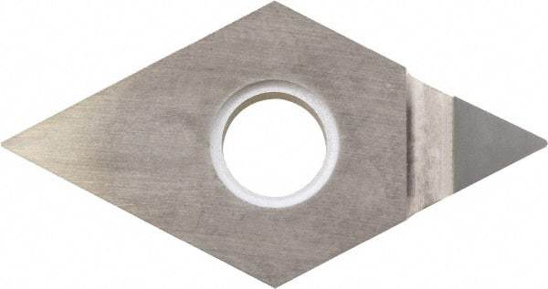 Kyocera - DNMM431 Grade KPD001 Polycrystalline Diamond (PCD) Turning Insert - Uncoated, 55° Diamond, 1/2" Inscr Circle, 3/16" Thick, 1/64" Corner Radius - Caliber Tooling