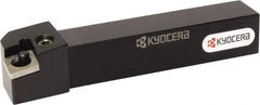 Kyocera - PCLN, Left Hand Cut, 95° Lead Angle, 20mm Shank Height x 20mm Shank Width, Negative Rake Indexable Turning Toolholder - 125mm OAL, CN.. 43.. Insert Compatibility, Series PCLN - Caliber Tooling