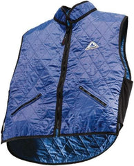 Techniche - Size S, Blue Cooling Vest - Zipper Front, Nylon, HyperKewl - Caliber Tooling