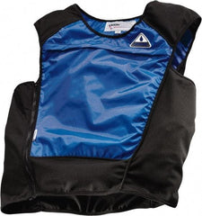 Techniche - Size M, Black & Blue Cooling Vest - Pullover, Nylon, HyperKewl - Caliber Tooling