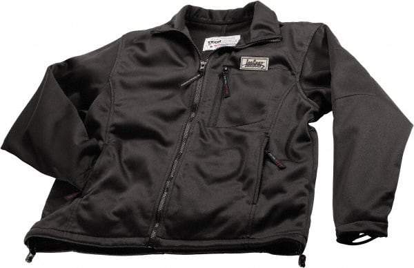 Techniche - Size M Heated & Water Resistant Jacket - Black, Nylon & Polyester, Zipper Closure - Caliber Tooling