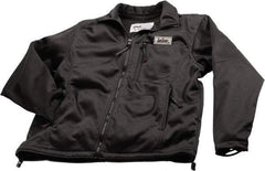 Techniche - Size L Heated & Water Resistant Jacket - Black, Nylon & Polyester, Zipper Closure - Caliber Tooling