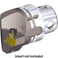 Kennametal - Insert Style NG 4L, 70mm Head Length, Right Hand Cut, Internal/External Modular Threading Cutting Unit Head - System Size KM4X63, 43mm Center to Cutting Edge, Series NE - Caliber Tooling