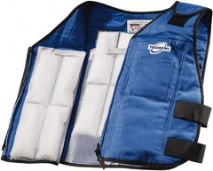 Techniche - Size L/XL, Blue Cooling Vest - Zipper Front, Nomex - Caliber Tooling