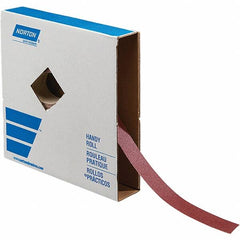 Norton - 1-1/2" x 50 Yd 60 Grit Aluminum Oxide Shop Roll - J Weighted Backing - Caliber Tooling