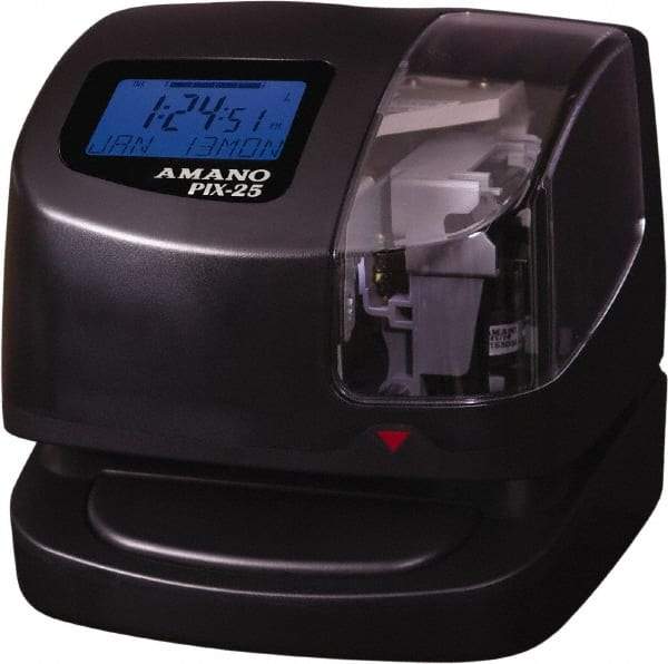 Amano - Time Clocks & Time Recorders Punch Style: Manual/Automatic Power Source: 115V 60 Hz AC - Caliber Tooling