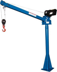 Vestil - 2,000 Lb Load Capacity, Steel Winch Operated Crane - 5' 17/64" Span - Caliber Tooling