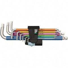 Wera - Hex Key Sets Tool Type: Hex Handle Type: L-Key Long Arm - Caliber Tooling