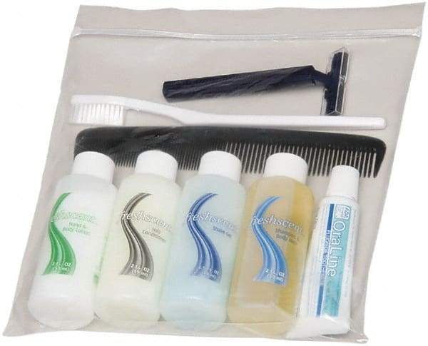 Ability One - Body Wash, Shampoo, Comb, Toothpaste, Toothbrush, Razor, Shave Gel - Toiletries Kit - Caliber Tooling