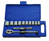 12 Piece - 1/2" Drive - 12 Point - Combination Kit - Caliber Tooling