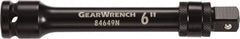 GearWrench - 1/2" Drive Standard Socket Extension - 12" OAL, Black Finish - Caliber Tooling