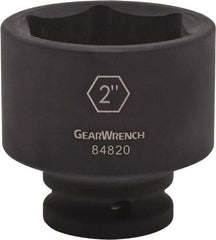 GearWrench - 3/4" Drive 2-7/16" Standard Impact Socket - 6 Points, 2-7/8" OAL - Caliber Tooling