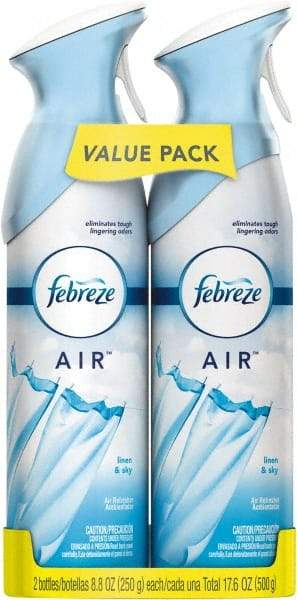 Febreze - 8.8 oz Aerosol Can Air Freshener - Liquid, Linen & Sky Scent - Caliber Tooling