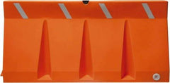 Diversified Plastics - Traffic Barricades Type: Traffic Barrier Barricade Height (Inch): 33-3/4 - Caliber Tooling