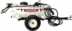 Chapin - 15 Gal Tow Behind Sprayer - Polyethylene Tank, 15' Reinforced Hose with Brass Wand - Caliber Tooling