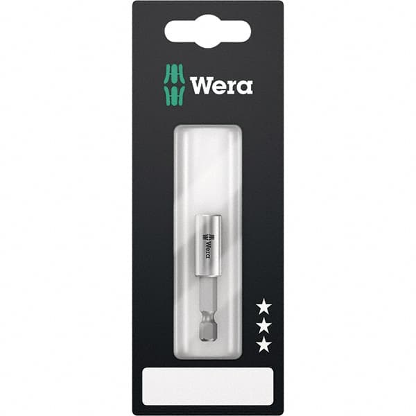 Wera - 1/4" Bit Holder - 1/4" Hex Drive, 8" OAL - Caliber Tooling