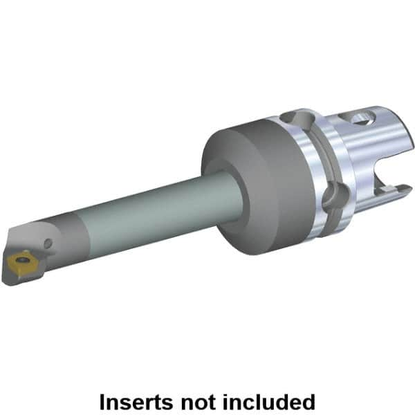 Kennametal - Right Hand Cut, 20mm Min Bore Diam, Size KM50 Carbide Modular Boring Cutting Unit Head - 3.1496" Max Bore Depth, Through Coolant, Compatible with CP.. - Caliber Tooling