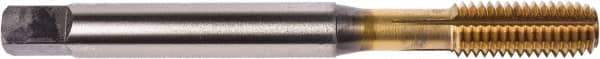 Union Butterfield - M14x2.00 Metric Coarse 6H Modified Bottoming Thread Forming Tap - Powdered Metal High Speed Steel, TiN Finish, 110mm OAL, 26mm Thread Length, Right Hand Thread, Series 1687AP - Exact Industrial Supply