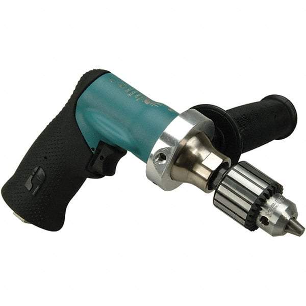 Dynabrade - 3/8" Keyed Chuck - Pistol Grip Handle, 1,000 RPM, 0.4 hp, 90 psi - Caliber Tooling