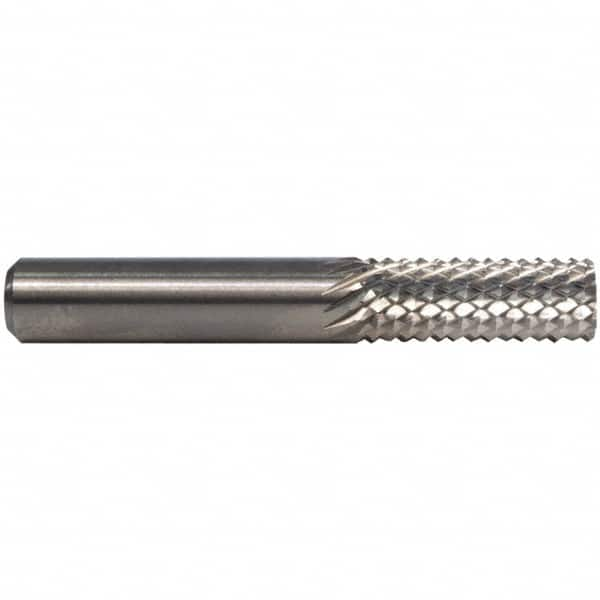 M.A. Ford - 2mm Diam, Plain End, Solid Carbide Diamond Pattern Router Bit - 1-1/2" OAL - Caliber Tooling