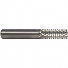 M.A. Ford - 6mm Diam, Plain End, Solid Carbide Diamond Pattern Router Bit - 51mm OAL - Caliber Tooling