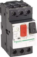 Schneider Electric - 25 Amp, 690 VAC at 50/60 Hz, 3 Pole, Bolt On, Clip Motor Circuit Breaker - Thermal Magnetic Trip, Multiple Breaking Capacity Ratings, 78mm Deep x 89mm High x 45mm Wide - Caliber Tooling