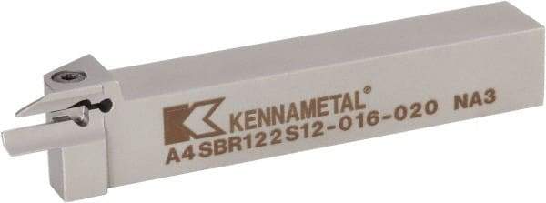 Kennametal - A4SB, External, Right Hand, 19mm Max Depth of Cut, 5mm Min Groove Width, Indexable Grooving Tool Holder - A4G0500M4SP04B Insert Compatibility, 25.4mm Shank Height, 25.4mm Shank Width, 6" OAL - Caliber Tooling