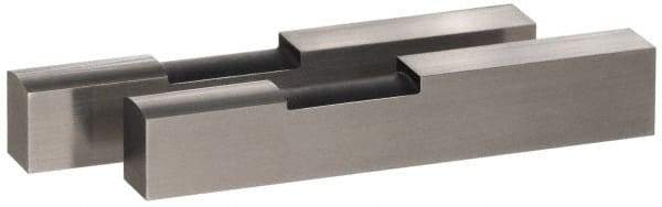 SPI - 2.945 Inch Overall Length, 0.512 Inch Jaw Thickness, 0.5 Inch Radius, Gage Block Cylindrical Jaws - Radius 0.00003 Inch, Pair 0.00004 Inch Accuracy, Sold As Pair, For Use with Rectangular Gage Blocks, 2 Pieces - Caliber Tooling