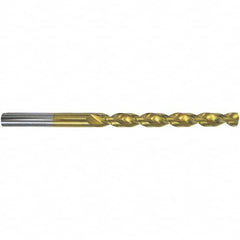 Taper Length Drill Bit: 0.2283″ Dia, 130 ° TiN Finish, 3.5827″ Flute Length, 5.4724″ OAL, RH Cut, Parabolic Flute, Straight Shank, Series 668