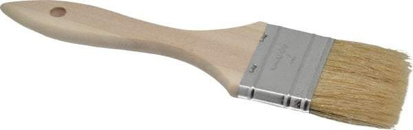 Premier Paint Roller - 1" Flat Hog Chip Brush - 1-3/4" Bristle Length, 5" Wood Dowel Handle - Caliber Tooling