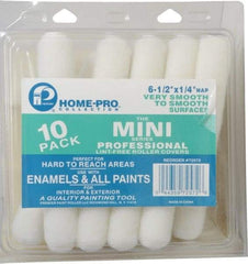 Premier Paint Roller - 1/4" Nap, Mini Paint Roller - 6-1/2" Wide, Includes Roller Cover - Caliber Tooling