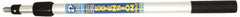 Premier Paint Roller - 4 to 8' Long Paint Roller Extension Pole - Stainless Steel - Caliber Tooling