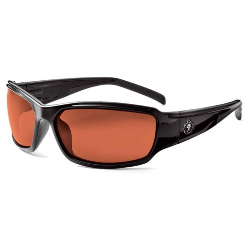 Thor Copper Lens Black Safety Glasses - Caliber Tooling