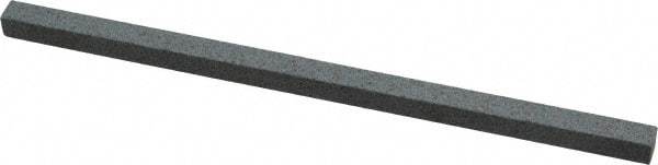 Made in USA - 150 Grit Silicon Carbide Square Polishing Stone - Very Fine Grade, 1/4" Wide x 6" Long x 1/4" Thick - Caliber Tooling