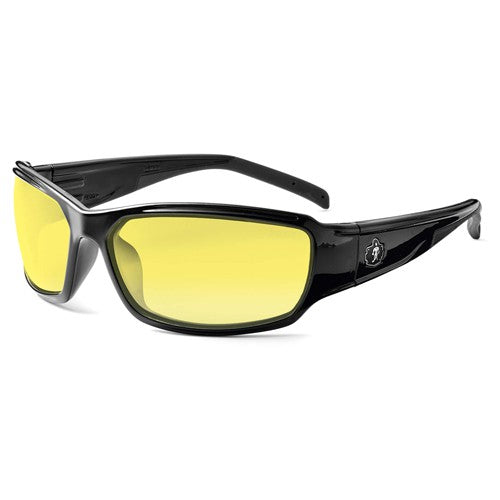 Thor Yellow Lens Black Safety Glasses - Caliber Tooling